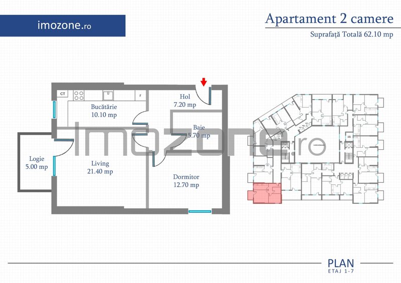 Militari Apartament 2 Camere 62 mp Bloc Nou  Metrou Pacii / Preciziei
